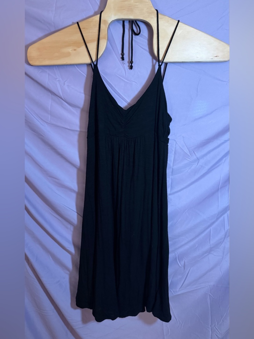Ella Moss Black Strapless-Look Sundress with Thin Spaghetti Straps